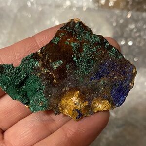 Malachite and Azurite Mineral Specimen